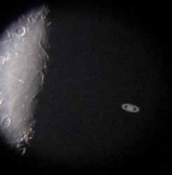Saturnbedeckung durch den Mond vom 03.11.01